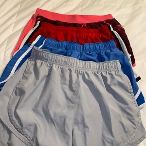 Nike Dri Fit Running shorts lot with pair of Adidas
